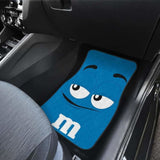 M&M Blue Chocolate Car Floor Mats 094201 - YourCarButBetter