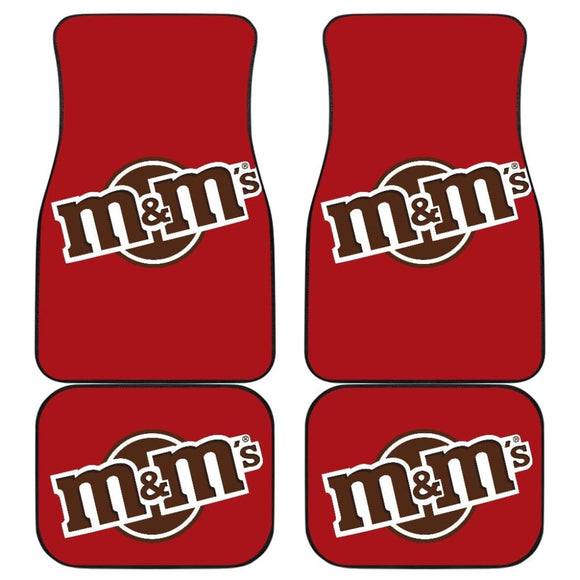 M&M Chocolate Amazing Car Floor Mats 094201 - YourCarButBetter