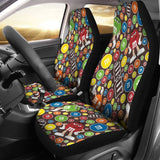 M&M Chocolate Candy Pattern 1 Car Seat Covers Car Accessories Decoration 094201 - YourCarButBetter