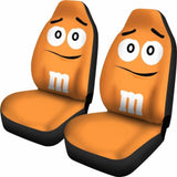 M&M Chocolate Car Seat Covers 1 094201 - YourCarButBetter