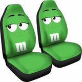 M&M Chocolate Car Seat Covers 2 094201 - YourCarButBetter