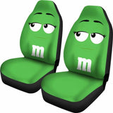 M&M Chocolate Car Seat Covers 2 094201 - YourCarButBetter