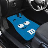 M&M Chocolate Green Front And Back Car Mats 094201 - YourCarButBetter