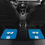 M&M Chocolate Green Front And Back Car Mats 094201 - YourCarButBetter