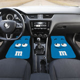 M&M Chocolate Green Front And Back Car Mats 094201 - YourCarButBetter