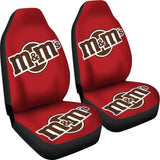 M&M Chocolate Logo Seat Covers 094201 - YourCarButBetter