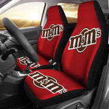 M&M Chocolate Logo Seat Covers 094201 - YourCarButBetter