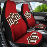 M&M Chocolate Logo Seat Covers 094201 - YourCarButBetter