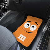 M&M Chocolate Orange Front And Back Car Mats 094201 - YourCarButBetter