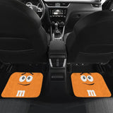 M&M Chocolate Orange Front And Back Car Mats 094201 - YourCarButBetter