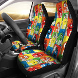 M&M Chocolate Pattern Car Seat Covers Car Accessories Decoration 094201 - YourCarButBetter