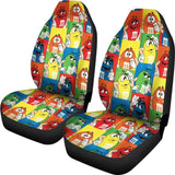M&M Chocolate Pattern Car Seat Covers Car Accessories Decoration 094201 - YourCarButBetter