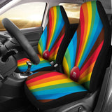 M&M Chocolate Rainbow Car Seat Covers Car Accessories Decoration 094201 - YourCarButBetter