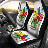 M&M Chocolate Team Car Seat Covers Car Accessories Decoration 094201 - YourCarButBetter