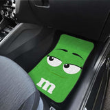 M&M Green Chocolate Car Floor Mats 094201 - YourCarButBetter