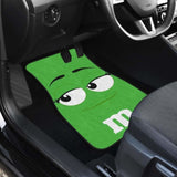 M&M Green Chocolate Car Floor Mats 094201 - YourCarButBetter