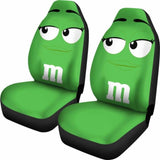 M&M Green Chocolate Seat Covers 094201 - YourCarButBetter