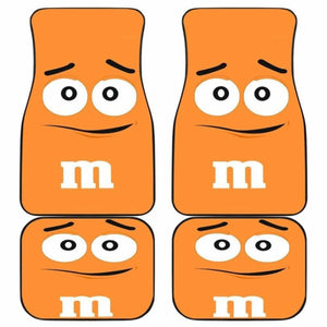 M&M Orange Chocolate Car Floor Mats 094201 - YourCarButBetter