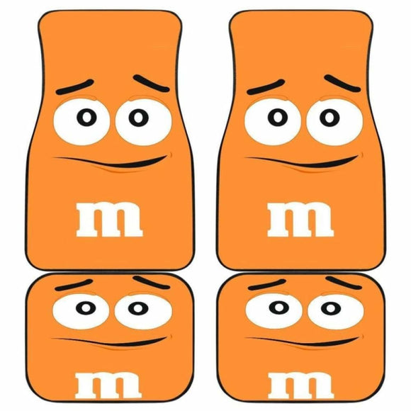 M&M Orange Chocolate Car Floor Mats 094201 - YourCarButBetter