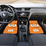 M&M Orange Chocolate Car Floor Mats 094201 - YourCarButBetter