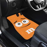 M&M Orange Chocolate Car Floor Mats 094201 - YourCarButBetter