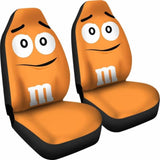 M&M Orange Chocolate Seat Covers 094201 - YourCarButBetter