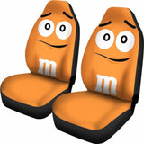 M&M Orange Chocolate Seat Covers 094201 - YourCarButBetter