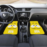 M&M Yellow Chocolate Car Floor Mats 094201 - YourCarButBetter