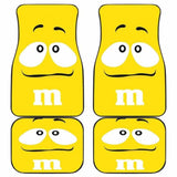 M&M Yellow Chocolate Car Floor Mats 094201 - YourCarButBetter