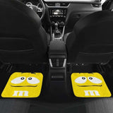 M&M Yellow Chocolate Car Floor Mats 094201 - YourCarButBetter