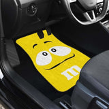 M&M Yellow Chocolate Car Floor Mats 094201 - YourCarButBetter