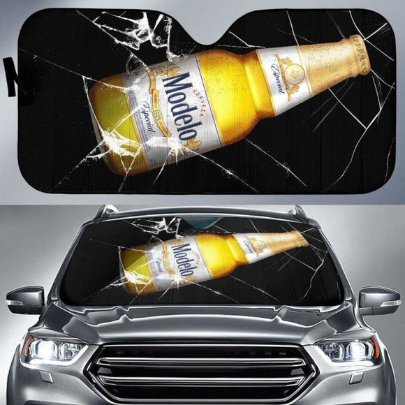 Modelo Especial Auto Sun Shade Car Sun Visor Funny Beer Lover 102507 - YourCarButBetter