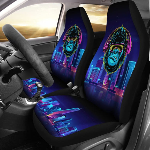 Monkey Custom Music DJ Style Car Seat Covers 211801 - YourCarButBetter