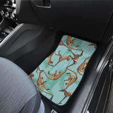 Monkey Palm Tree Background Front And Back Car Mats 153908 - YourCarButBetter