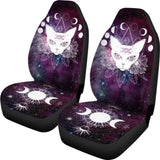 Moon Phases Cat Wicca Car Seat Covers 550317 - YourCarButBetter