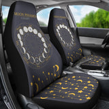 Moon Phases Chart Car Seat Covers 550317 - YourCarButBetter
