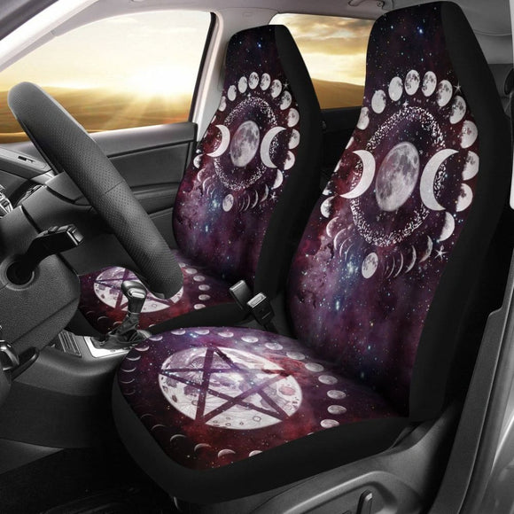 Moon Phases Wicca Car Seat Covers 550317 - YourCarButBetter
