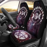 Moon Phases Wicca Car Seat Covers 550317 - YourCarButBetter