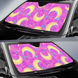 Moon Pink Rose Background Car Auto Sun Shades 172609 - YourCarButBetter