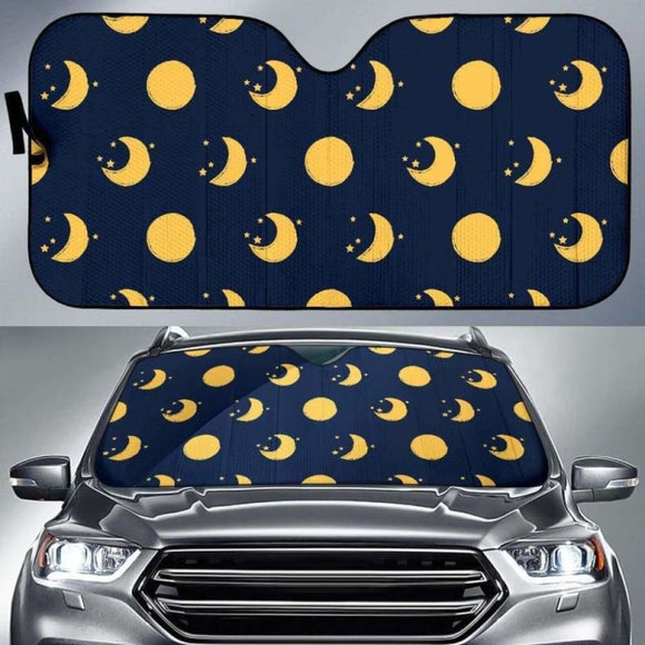 Moon Star Pattern Car Auto Sun Shades 172609 - YourCarButBetter