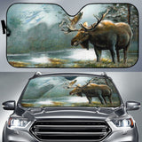 Moose Hunting Car Auto Sun Shades 211901 - YourCarButBetter