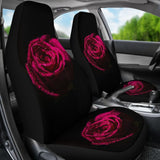 Most Beautiful Rose Ever On Black Background Car Seat Covers 212801 - YourCarButBetter