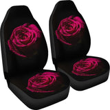 Most Beautiful Rose Ever On Black Background Car Seat Covers 212801 - YourCarButBetter