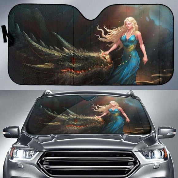 Mother Of Dragon Car Sun Shades 172609 - YourCarButBetter
