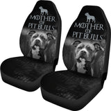 Mother Of Pit Bulls Car Seat Covers 174510 - YourCarButBetter