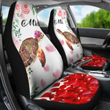 Mr And Mrs Turtle Car Seat Cover 101819 - YourCarButBetter