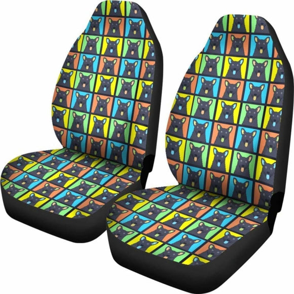 Mudi Dogs Car Seat Covers 112428 - YourCarButBetter