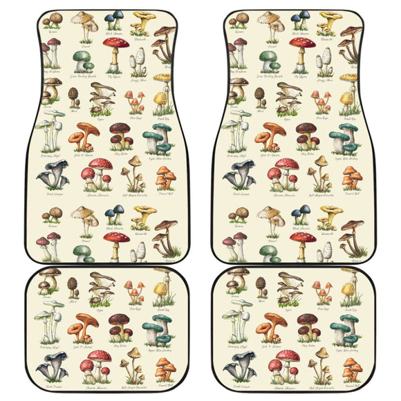 Mushroom Collection Car Floor Mats 210305 - YourCarButBetter