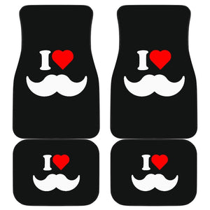 Mustache Beard Amazing Gift Idea Car Floor Mats 210305 - YourCarButBetter