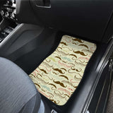 Mustache Beard Pattern Print Design 01 Front And Back Car Mats 153908 - YourCarButBetter